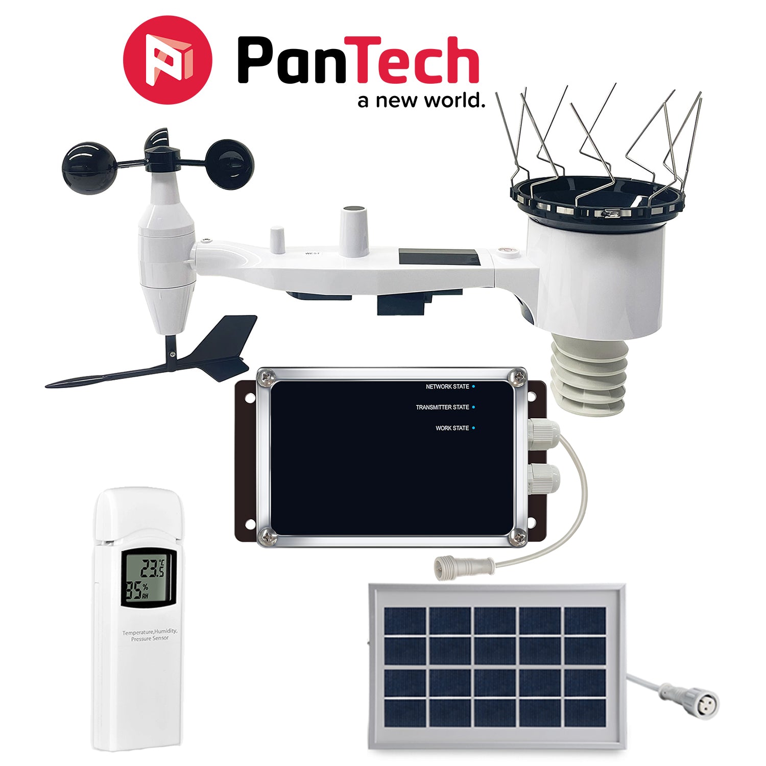 PanTech Weather Station Support 3G/4G Cellular -4G Gen 3 IoT -Professional and Wireless-PT-WS6006 - AU STOCK