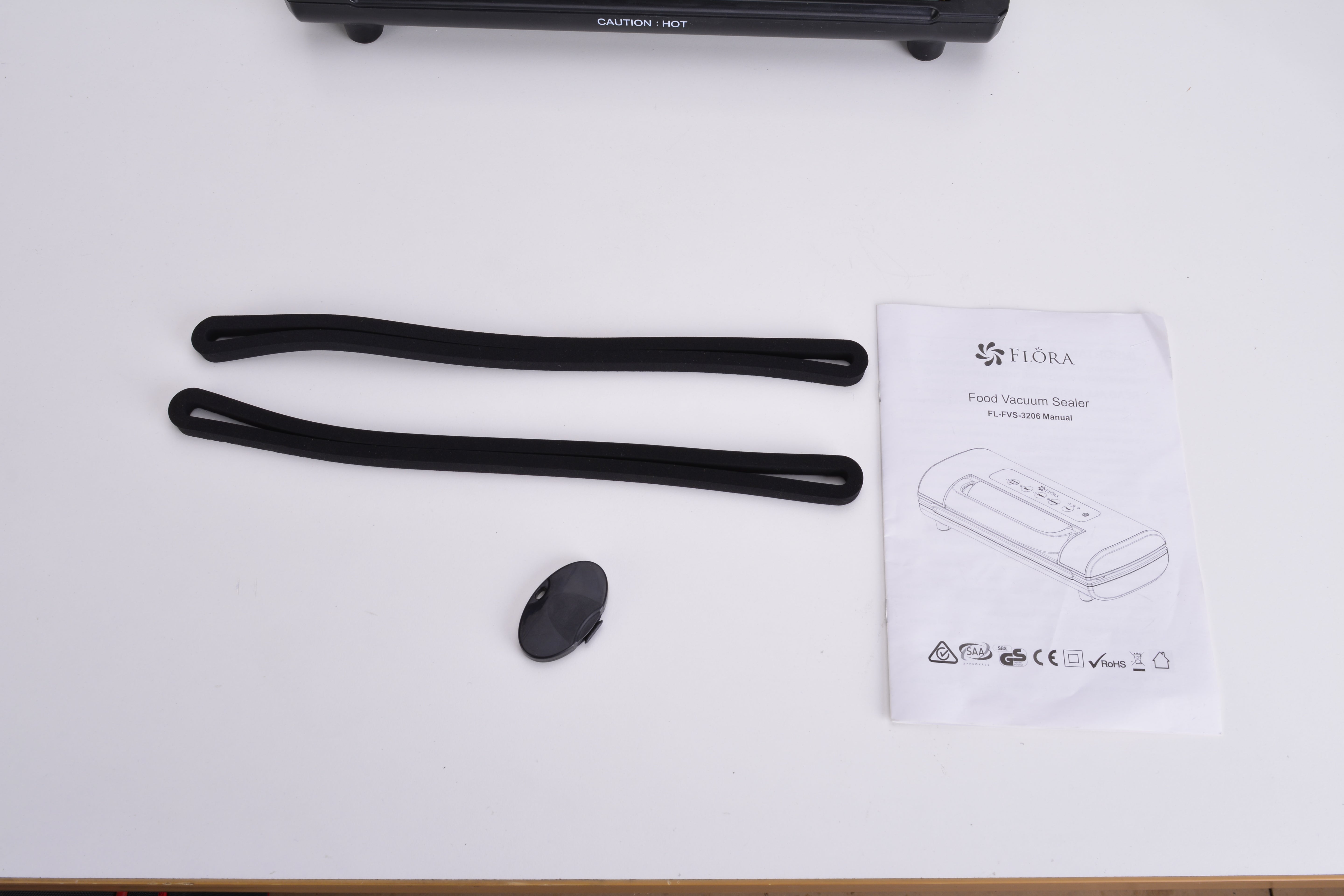 Flora Food Vacuum Sealer Machine-One Touch with Max.80Kpa-FL-FVS-3206 with 3 Months Warranty - Cash for Pickup Only