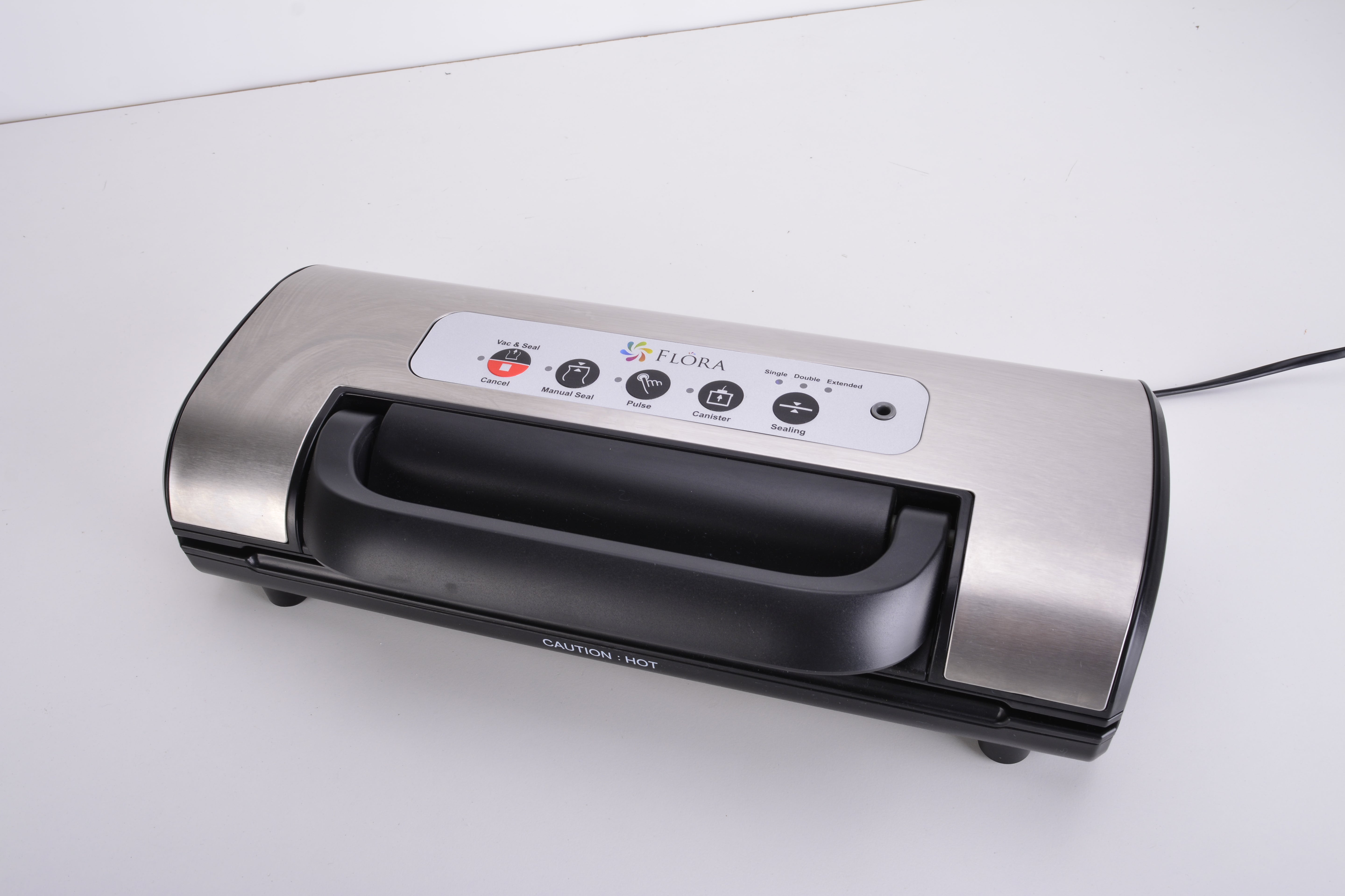 Flora Food Vacuum Sealer Machine-One Touch with Max.80Kpa-FL-FVS-3206 01 with 3 Months Warranty - Cash for Pickup Only