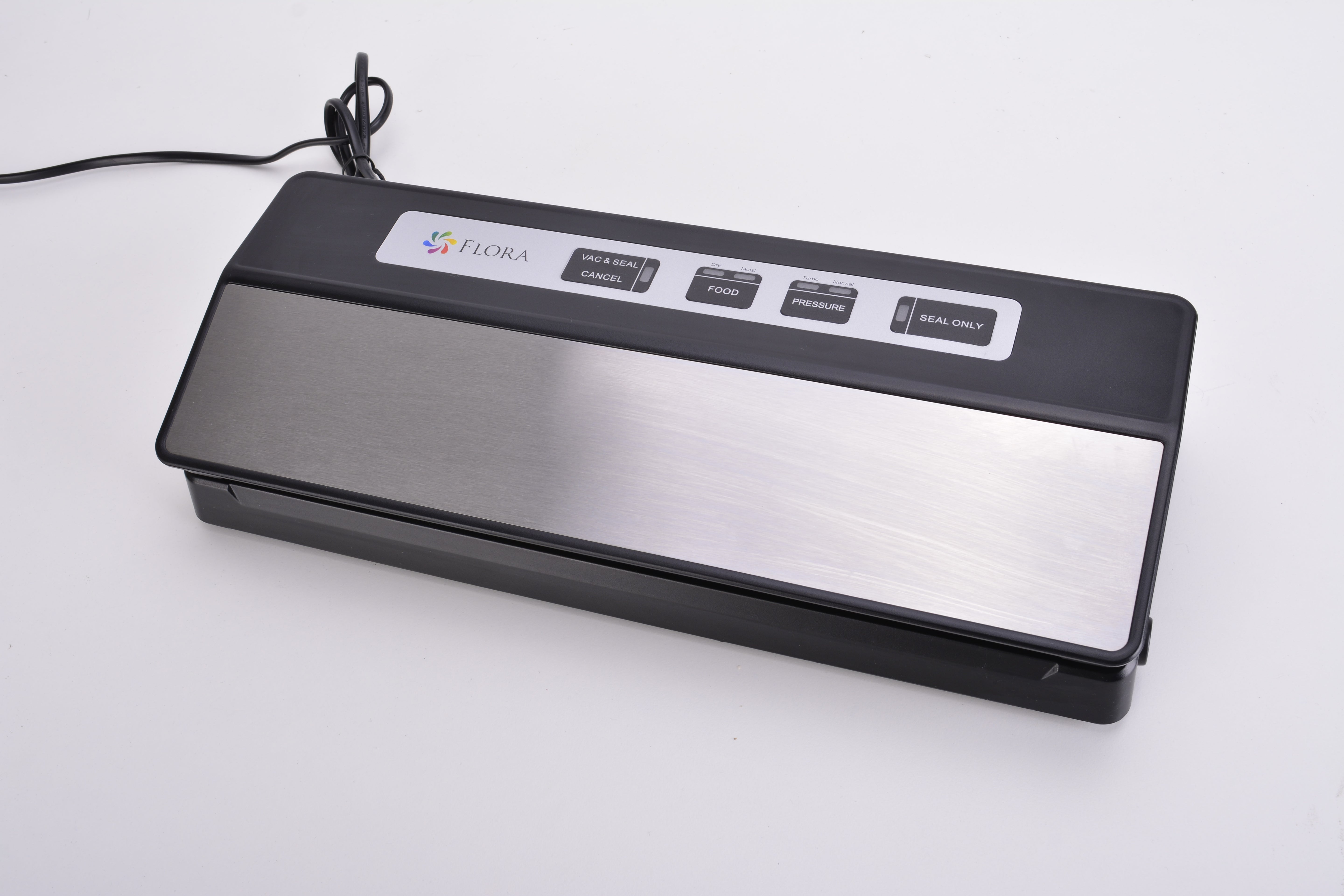 Flora Food Vacuum Sealer Machine-Dry Moist Food - 110W, 80Kpa-FL-FVS-2686 01 with 3 Months Warranty - Cash for Pickup Only
