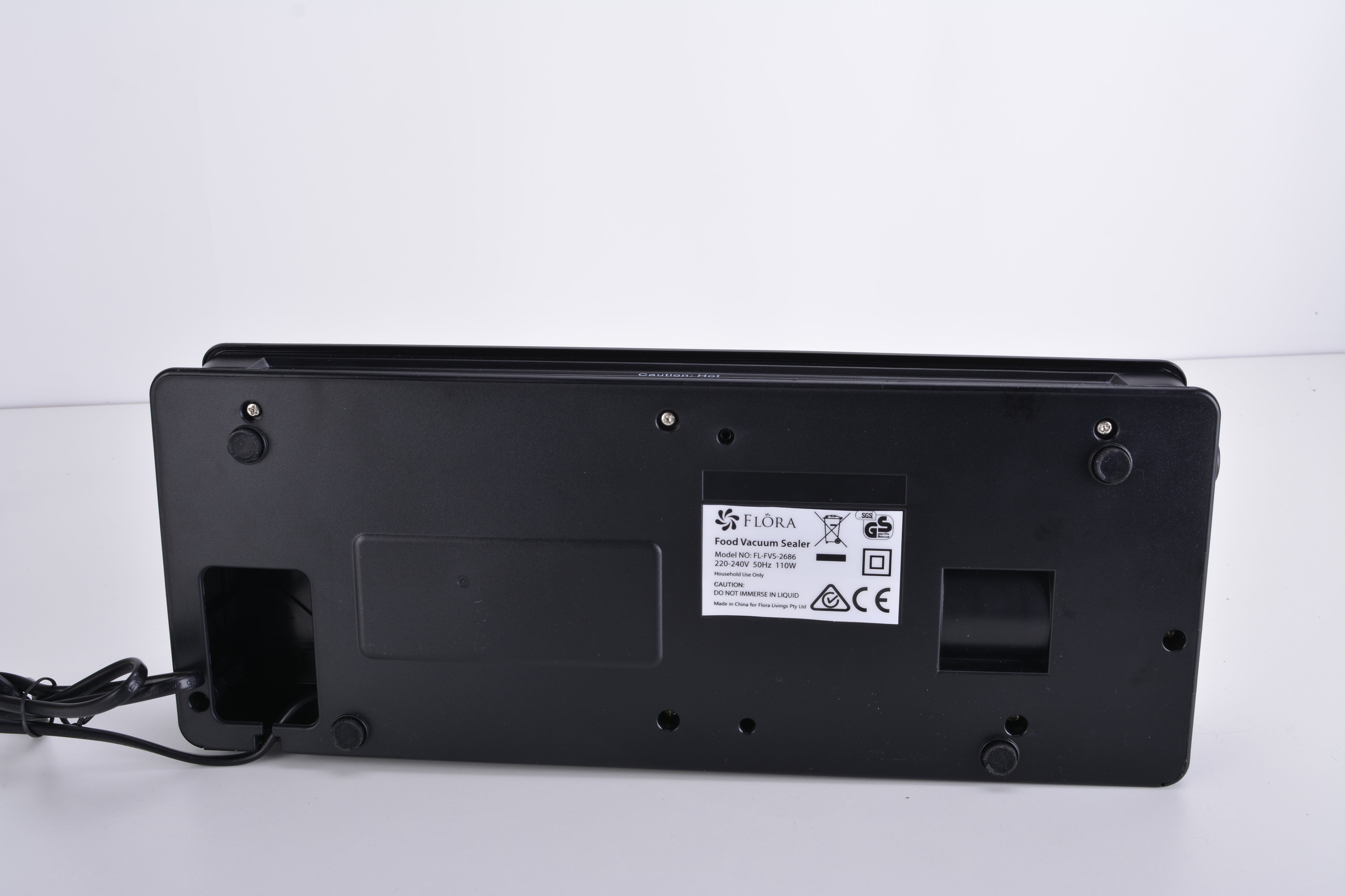 Flora Food Vacuum Sealer Machine-Dry Moist Food - 110W, 80Kpa-FL-FVS-2686 01 with 3 Months Warranty - Cash for Pickup Only