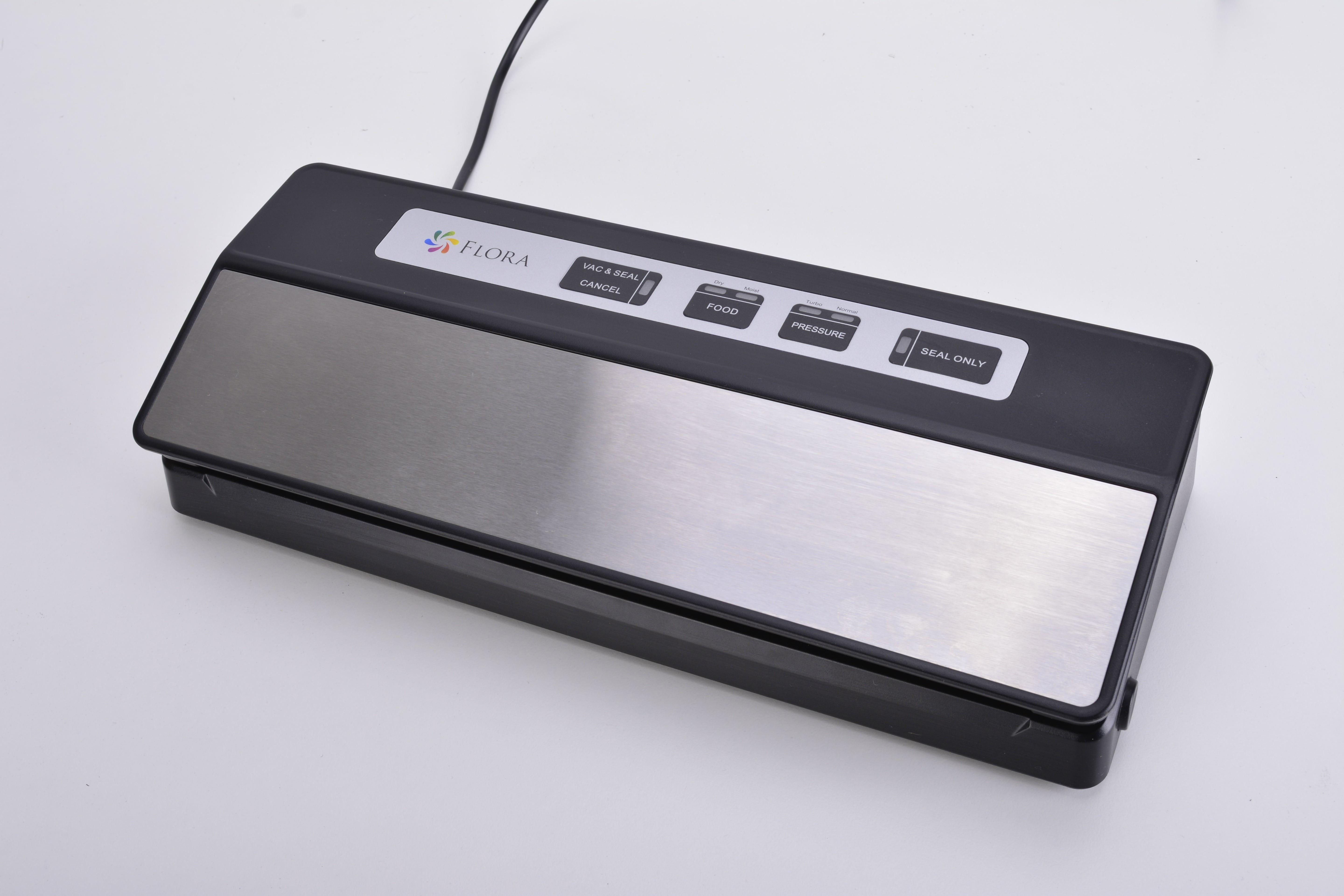 Flora Food Vacuum Sealer Machine-Dry Moist Food - 110W, 80Kpa-FL-FVS-2686 02 with 3 Months Warranty - Cash for Pickup Only