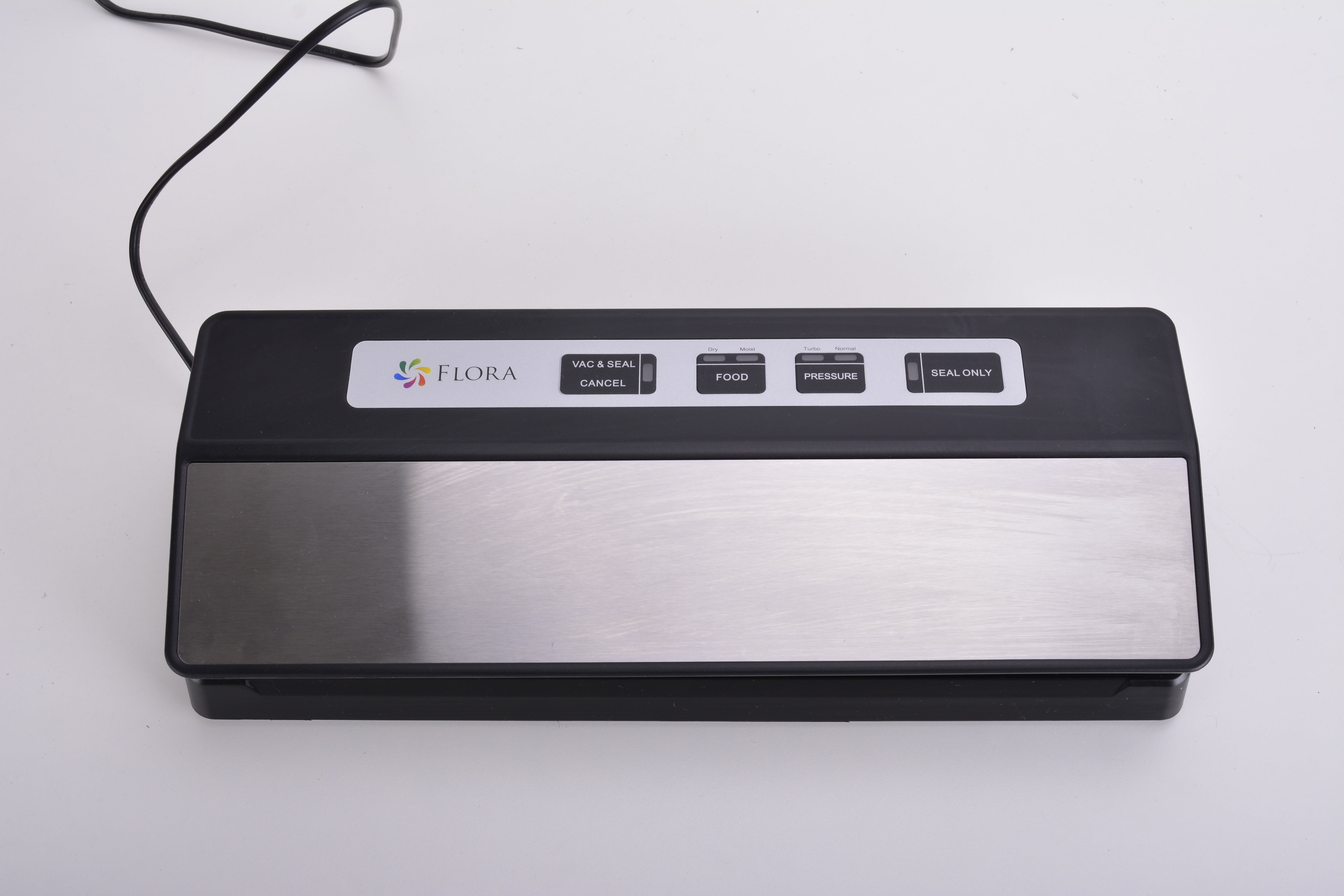 Flora Food Vacuum Sealer Machine-Dry Moist Food - 110W, 80Kpa-FL-FVS-2686 03 with 3 Months Warranty - Cash for Pickup Only