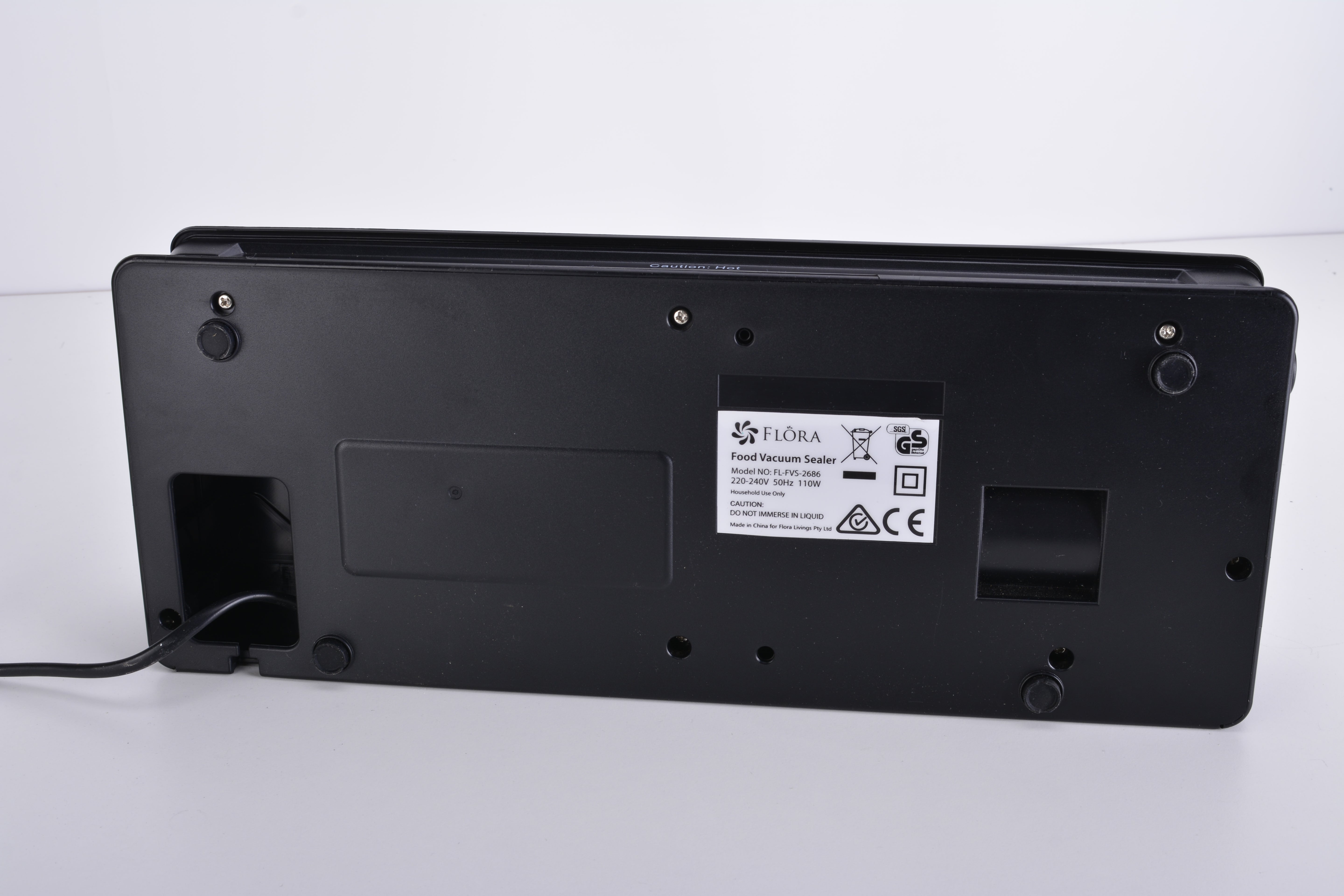 Flora Food Vacuum Sealer Machine-Dry Moist Food - 110W, 80Kpa-FL-FVS-2686 03 with 3 Months Warranty - Cash for Pickup Only