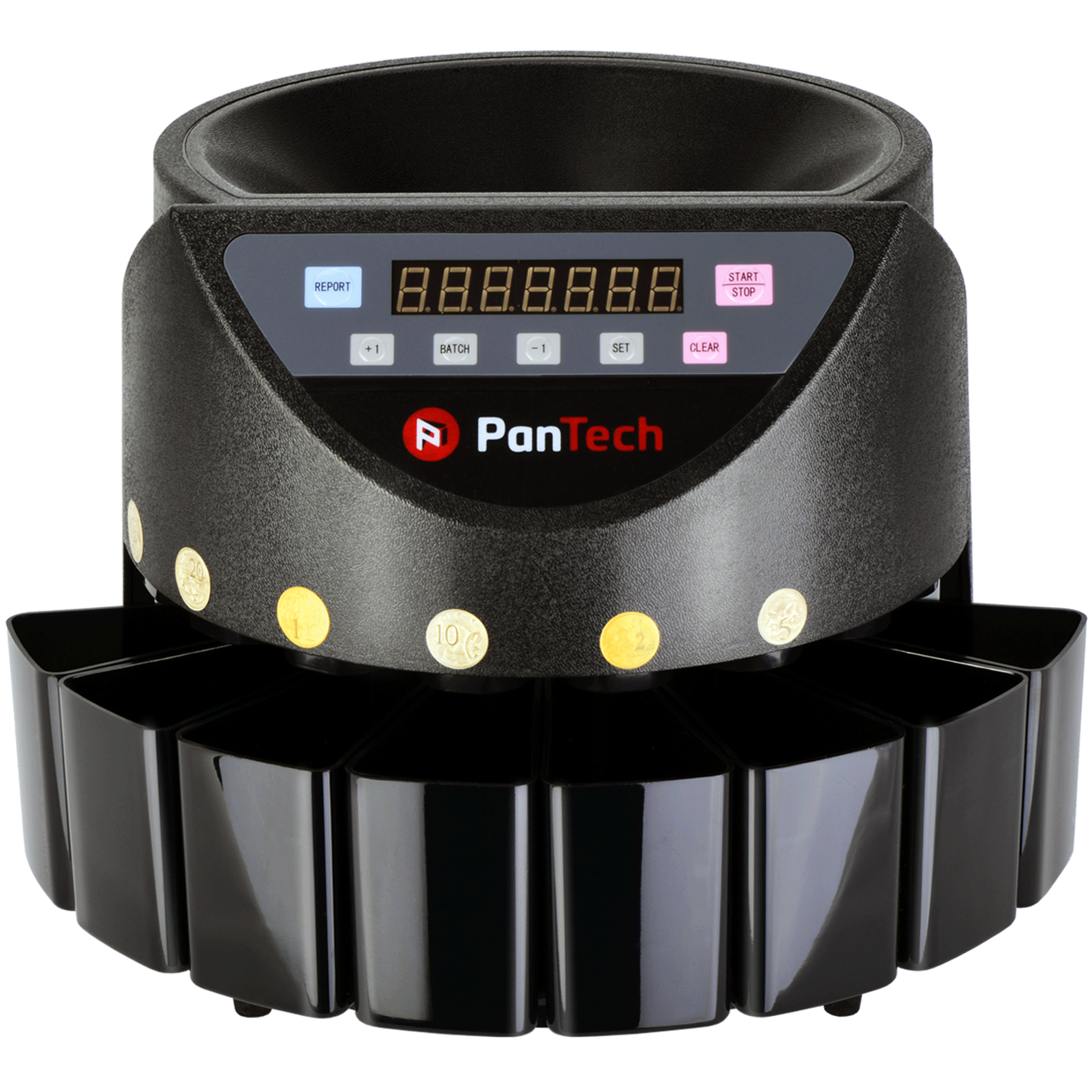 PanTech Australian Coin Sorter Coin Counter Machine Automatic Electronic PT-CSA-BLACK