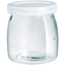 Flora Yoghurt  Glass Jars Pudding Jar with Lid Clear Glass Jar for Homemade Yogur-Designed for FL-YME-715 Yoghurt Maker Machine - AU Stock