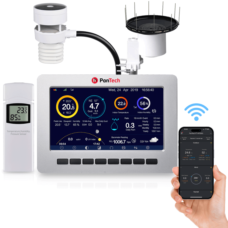 PanTech Wifi Ultrasonic Weather Station Wireless PT-HP2553