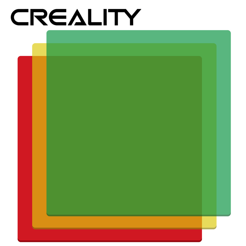 Creality 3D Falcon Series Three Colors Transparent Acrylic Sheets 200*200*3mm-AU Stock