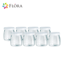 8 pcs flroa yoghurt maker jars