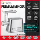 Flora Max 2800W Electric Meat Mincer Sausage Filler Stuffer Kibbeh Maker Machine-Elite Edition-Model: FL-MGM-GS550-AU Stock