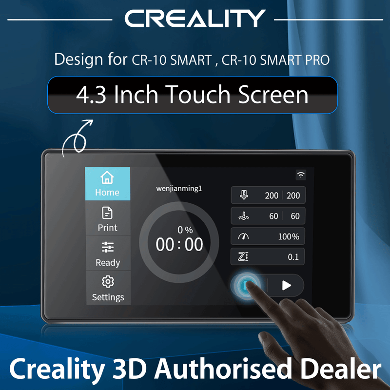 Creality 3D 4.3 Inch Colour Touch Screen Display for CR-10 SMART CR-10 SMART PRO