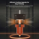 Creality K1 Series Ceramic Heating Block Kit with Quick-swap Nozzle Kit, 300°C High Temperature Resistance and High Flow Hot End Print Head with Heat Sink for K1, K1 Max, K1C 3D Printers