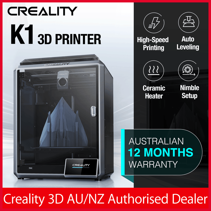 CREALITY K1 SPEEDY 3D PRINTER - New Version Extruder and Hotend Pre-installed- 600mm/s Max Speed - Hands-free Auto Leveling