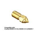 Creality 3D Printer Nozzle High-speed M6 Nozzle Ender-3V3 SE_Ender-5 S1 Ender-7-AU Stock