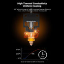 Creality K1 Series Ceramic Heating Block Kit with Quick-swap Nozzle Kit, 300°C High Temperature Resistance and High Flow Hot End Print Head with Heat Sink for K1, K1 Max, K1C 3D Printers