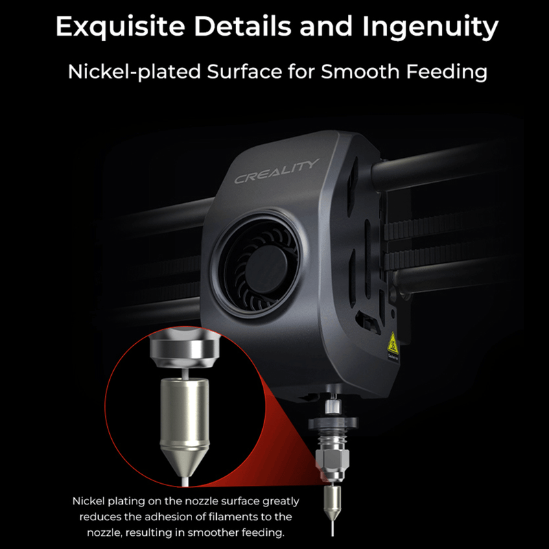 Creality 3D K1 MAX High Flow Nozzle Kit-0.4mm*2 06.mm*1 0.8.mm*1 Speed 600mm/s-AU Stock