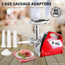 Flora Electric Meat Mincer with Slicer Shredder Kit-Powerful Electric Grinder 2800W -Stainless Steel Blades-Sausage Maker-Lite Edition-Model: FL-MGM-GB550-AU STOCK