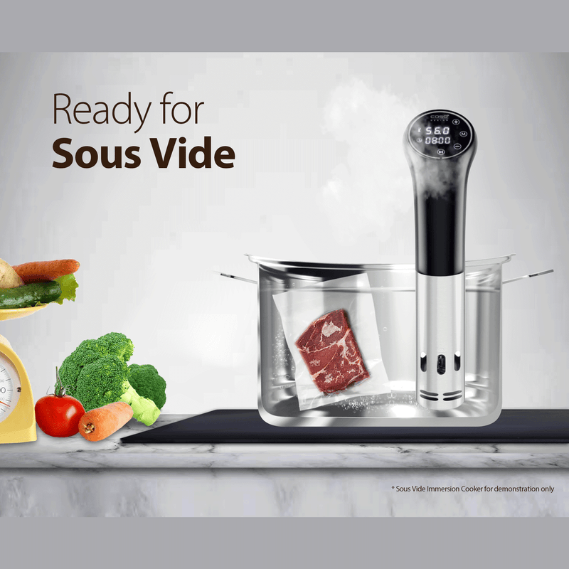 Flora Commercial Food Vacuum Sealer Saver Storage Machine Bonus Precut 22 28 Bag - Model: FL-FVS-3206-AU Stock