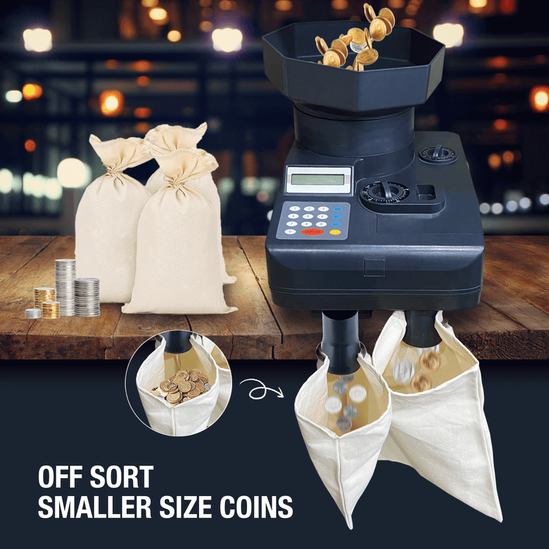 PanTech High Speed Token Coin Counter Machine 2300 Coins/Min