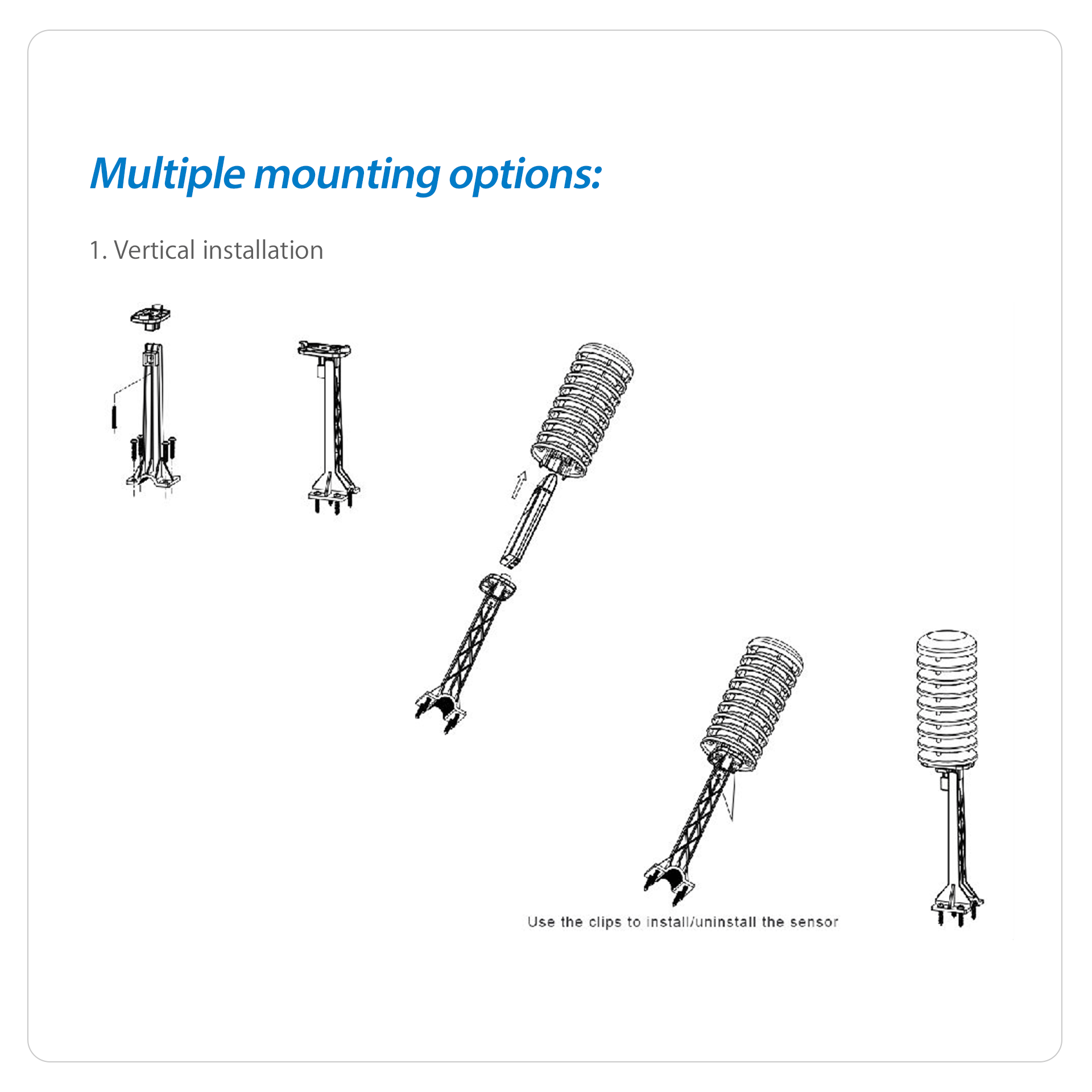 PanTech Weather Station Thunder and Lightning Sensor-Compatible with the PanTech Weather Station PT-HP2550, PT-HP2553, PT-HP2564,PT-GW1201,PT-WS3900-AU Stock