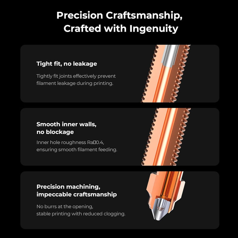 Creality K1 Series Ceramic Heating Block Kit with Quick-swap Nozzle Kit, 300°C High Temperature Resistance and High Flow Hot End Print Head with Heat Sink for K1, K1 Max, K1C 3D Printers