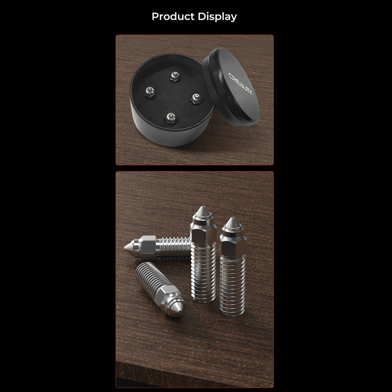 Creality 3D K1 MAX High Flow Nozzle Kit-0.4mm*2 06.mm*1 0.8.mm*1 Speed 600mm/s-AU Stock