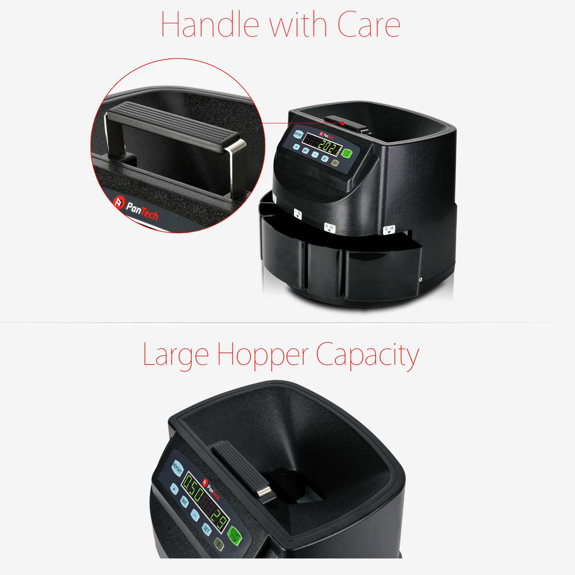 PanTech New Zealand NZ Coin Sorter Counter Automatic Electronic Counting Machine