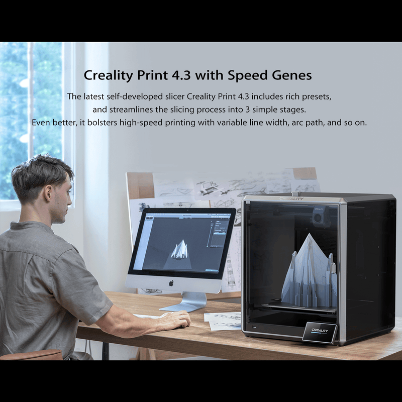 CREALITY K1 MAX SPEEDY 3D PRINTER (300x300x300mm) AI Speedy 3D Printer