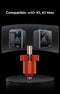 Creality 3D Red Upgarding Ceramic Heating Block K1(Max) Ceramic Heating Block Kit