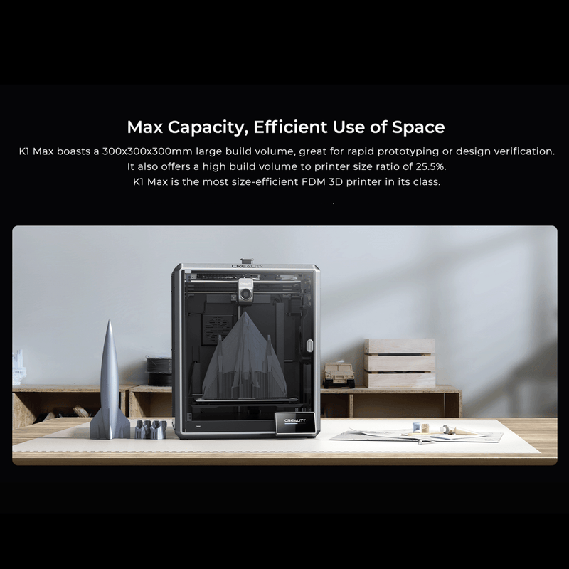 CREALITY K1 MAX SPEEDY 3D PRINTER (300x300x300mm) AI Speedy 3D Printer-AU Stock