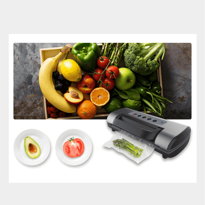 Flora Commercial Food Vacuum Sealer Saver Storage Machine Bonus Precut 22 28 Bag - Model: FL-FVS-3206-AU Stock