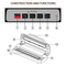 Flora Food Vacuum Sealer Saver Storage Machine Semi- Commercial Grade 110W 80Kpa-Model: FL-FVS-2688- AU Stock