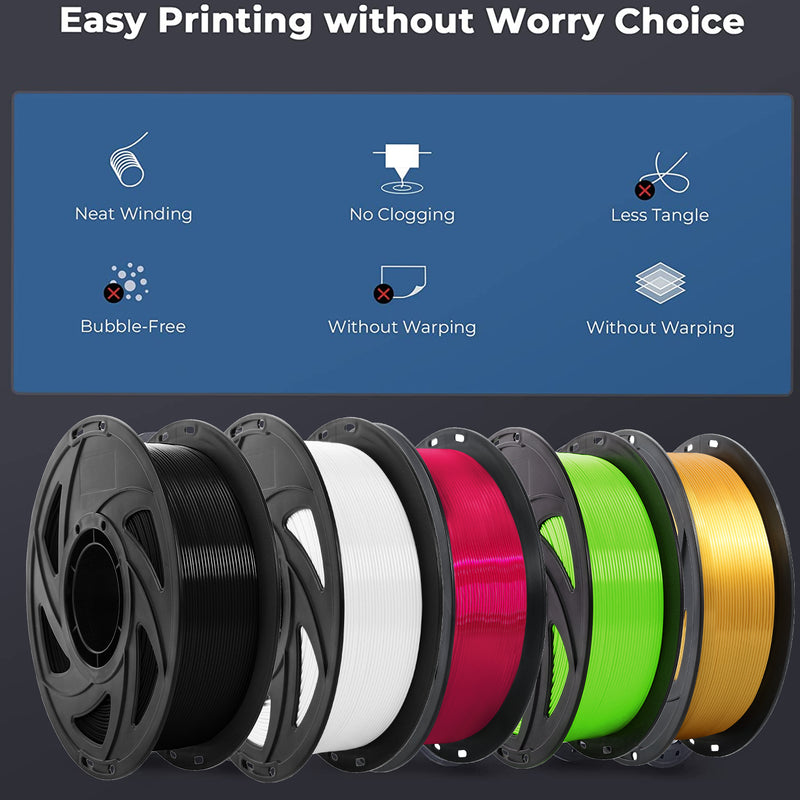 PanTech Premium PLA+ 1.2KG 3D Printing 1.75 Filament -Neatly Wound PLA+ 1.75 Filament