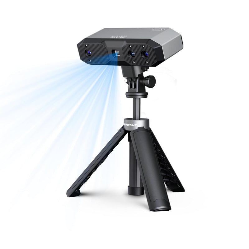 Revopoint MINI 2 3D Scanner for 3D Printing Handheld, 3D Printer Scanner with Up to 0.02mm Precision, Industrial Blue Light, Full Color Model Scan for Dental, Small Objects, Standard
