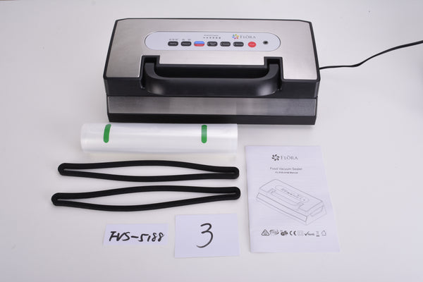 Flora Food Vacuum Sealer Machine-Heavy Duty Commercial Grade-FL-FVS-5188 with 3 Months Warranty