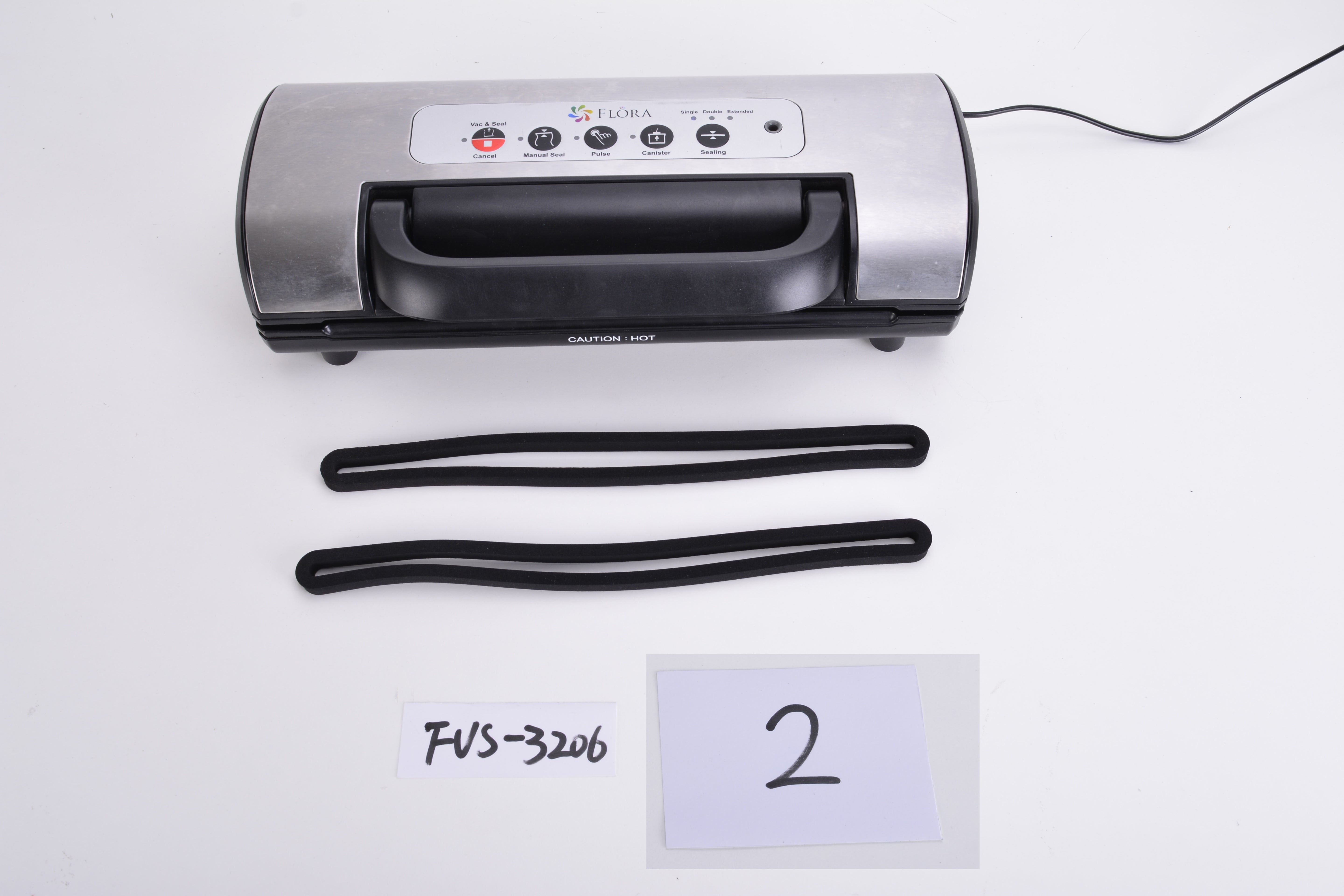 Flora Food Vacuum Sealer Machine-One Touch with Max.80Kpa-FL-FVS-3206 with 3 Months Warranty - Cash for Pickup Only