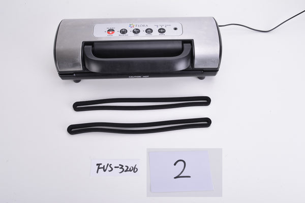 Flora Food Vacuum Sealer Machine-One Touch with Max.80Kpa-FL-FVS-3206 with 3 Months Warranty
