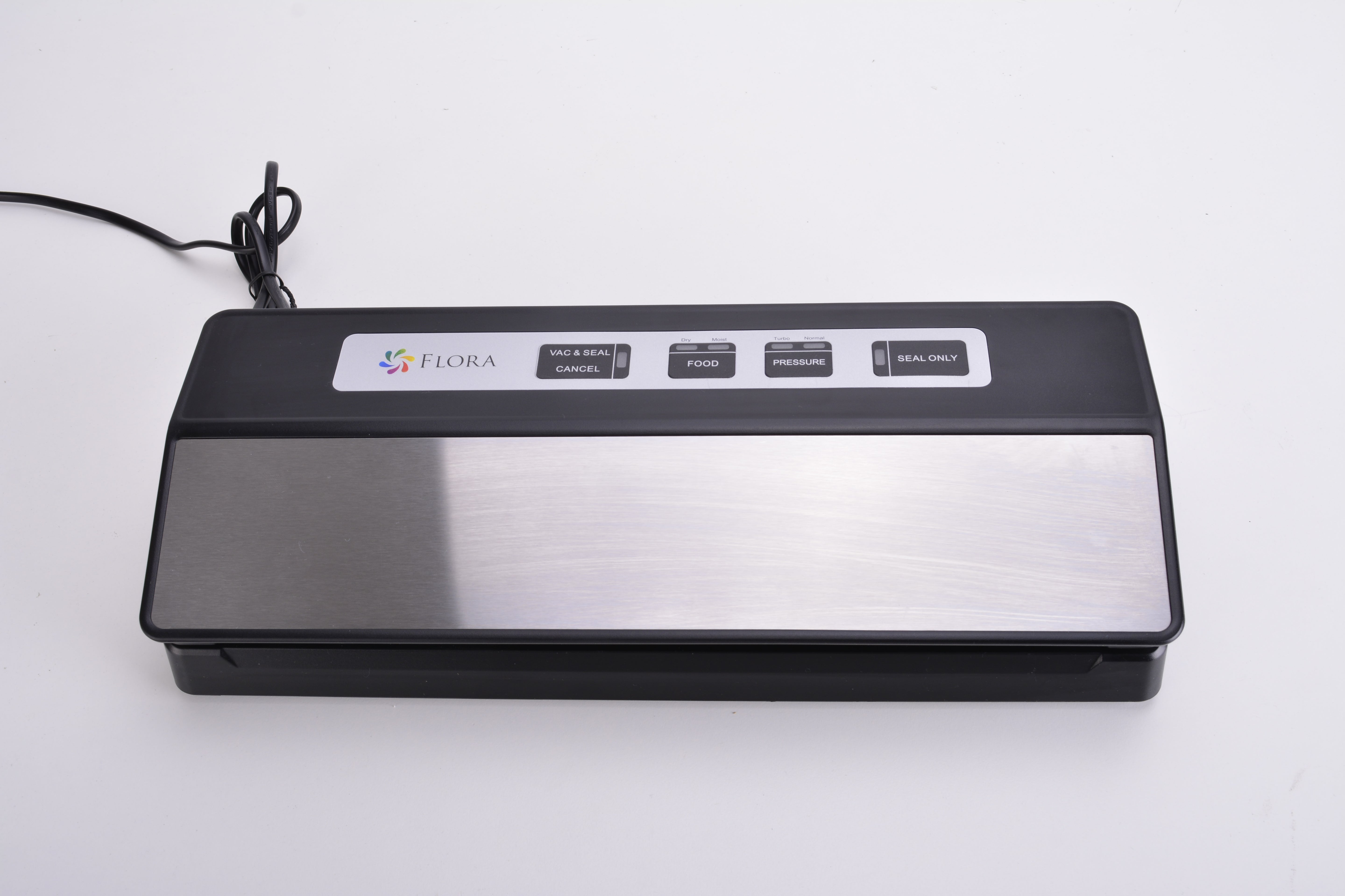 Flora Food Vacuum Sealer Machine-Dry Moist Food - 110W, 80Kpa-FL-FVS-2686 with 3 Months Warranty - Cash for Pickup Only