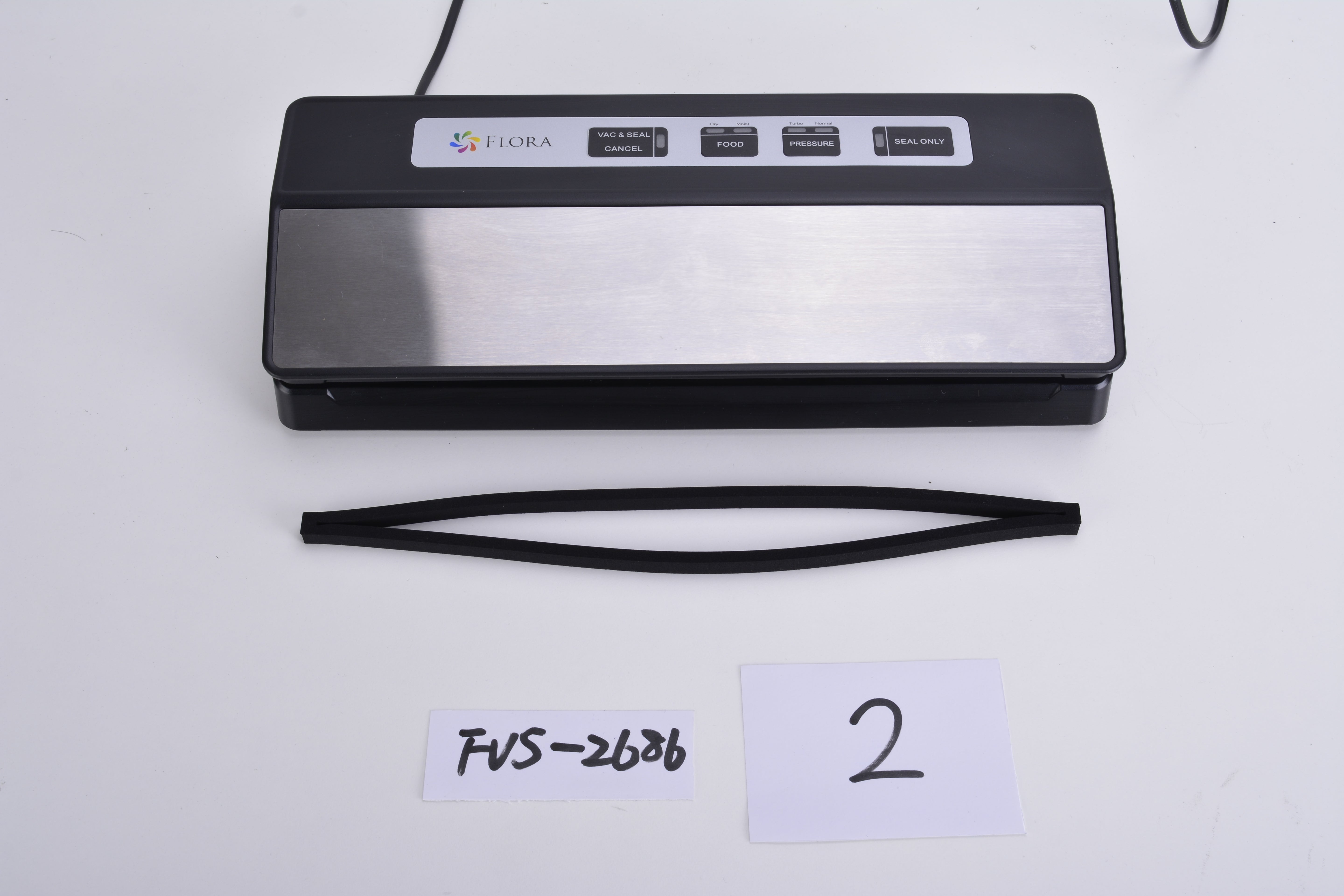 Flora Food Vacuum Sealer Machine-Dry Moist Food - 110W, 80Kpa-FL-FVS-2686 with 3 Months Warranty - Cash for Pickup Only