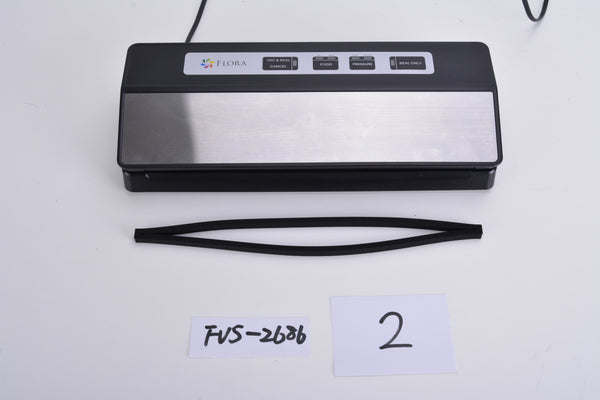 Flora Food Vacuum Sealer Machine-Semi-Commercial 110W, 80Kpa-FL-FVS-2688 with 3 Months Warranty