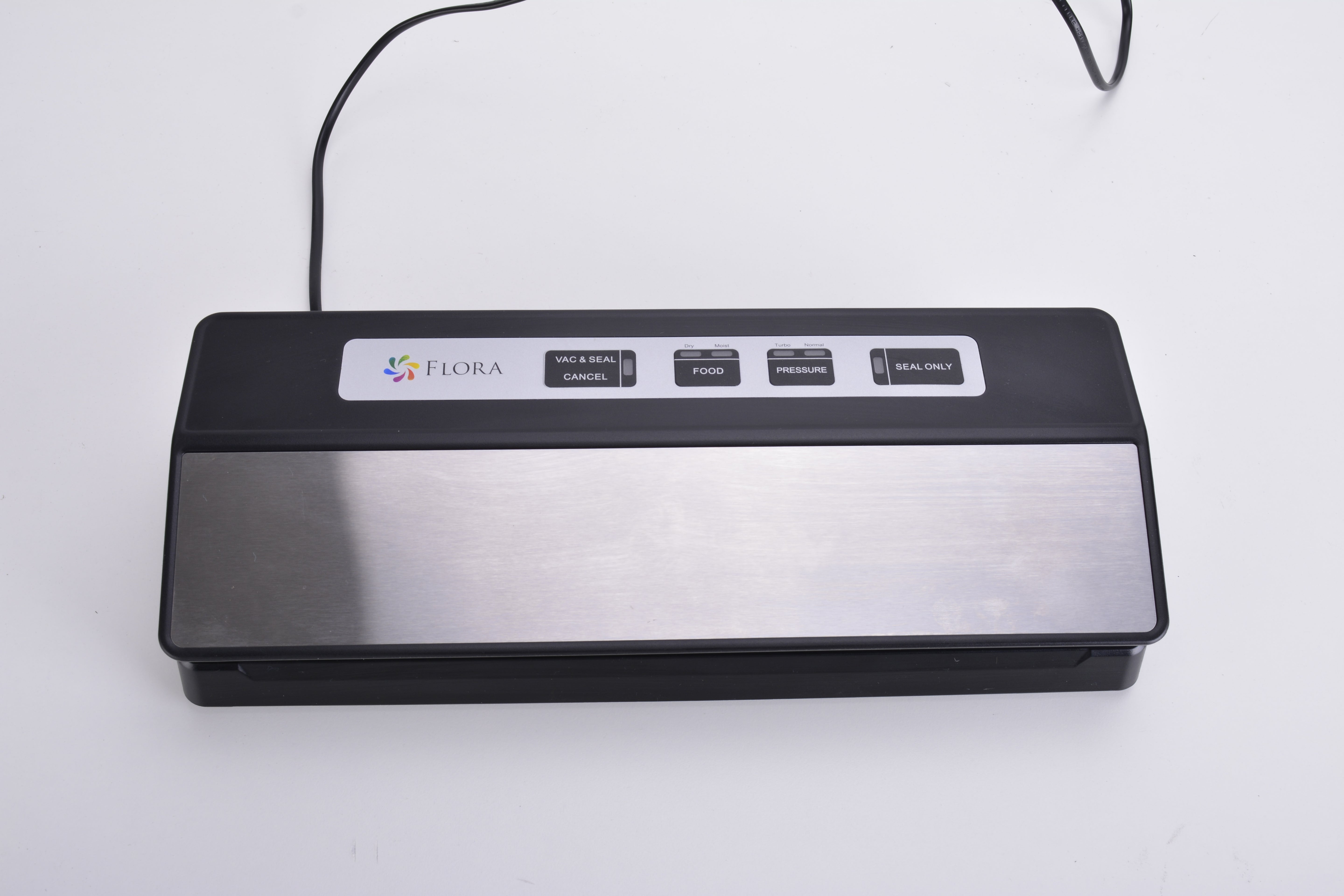 Flora Food Vacuum Sealer Machine-Dry Moist Food - 110W, 80Kpa-FL-FVS-2686 02 with 3 Months Warranty - Cash for Pickup Only