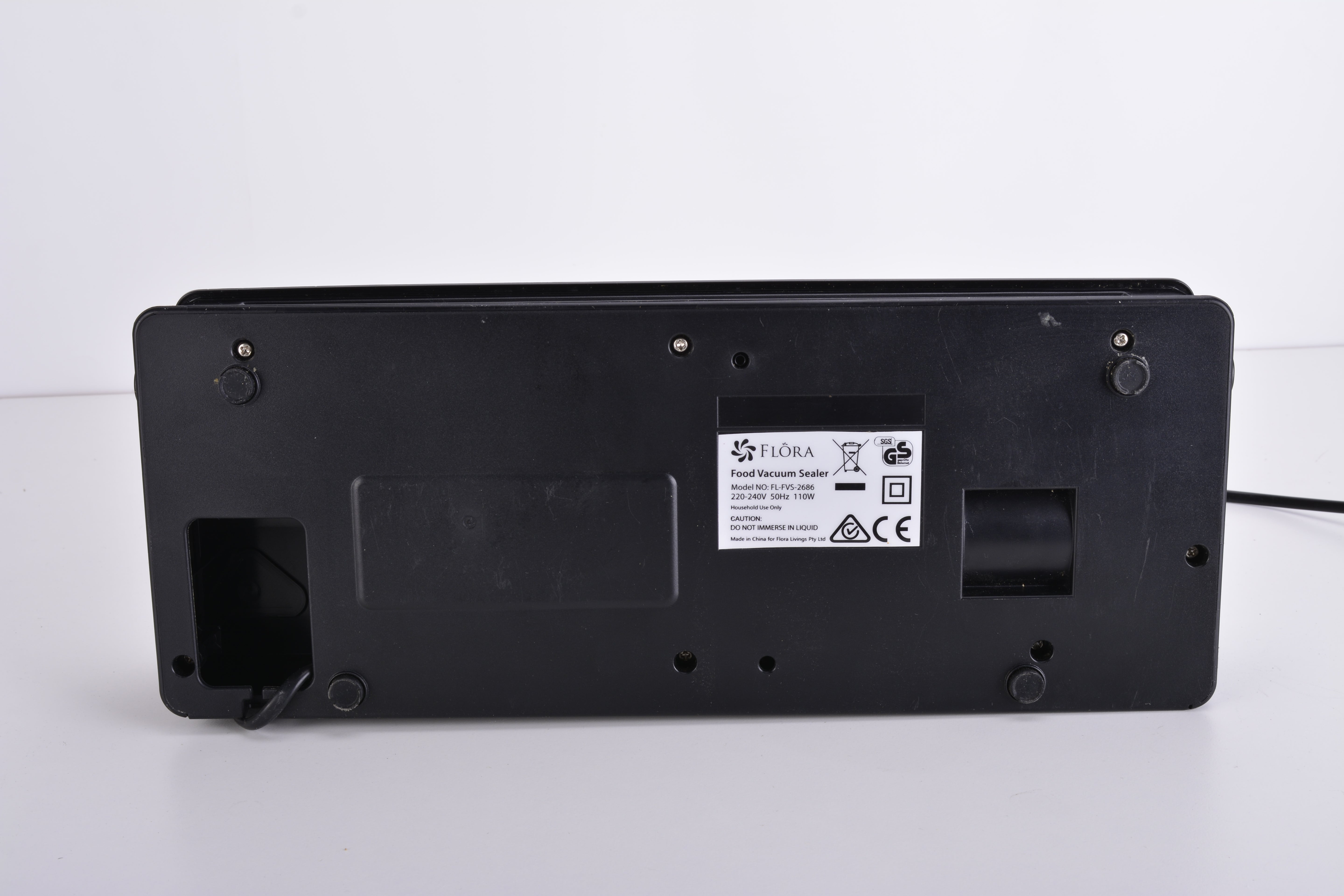 Flora Food Vacuum Sealer Machine-Dry Moist Food - 110W, 80Kpa-FL-FVS-2686 04 with 3 Months Warranty- Cash for Pickup Only