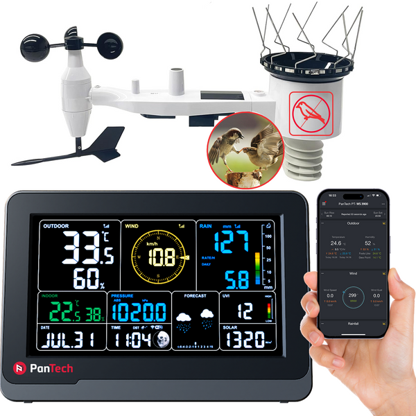 PanTech Weather Station Wireless Australia Indoor Outdoor Monitoring WS3900- AU Stock