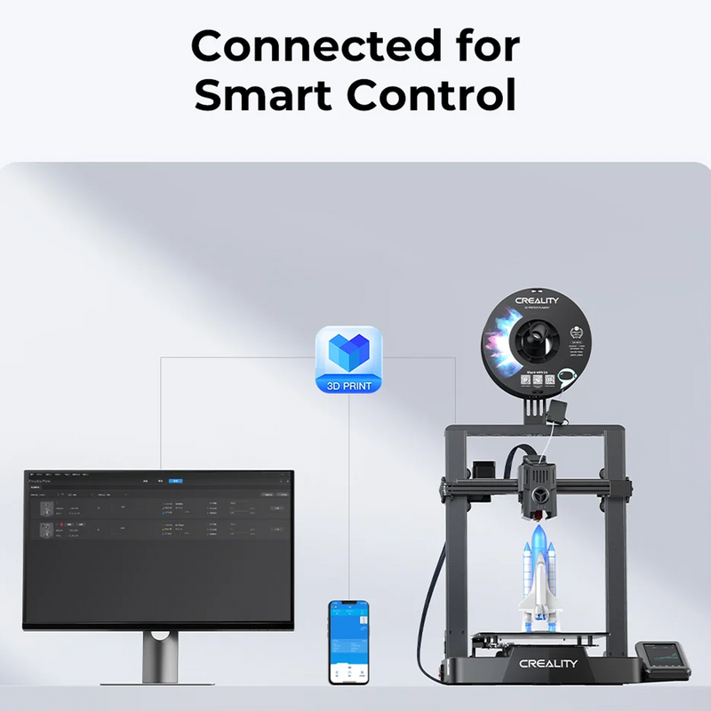 Creality Ender-3 V3 KE 3D Printer 500mm/s Max Speed-Smart OS with X-Axis Linear Rail-220 * 220 * 240mm-AU Stock-Available for Local Pickup Deal