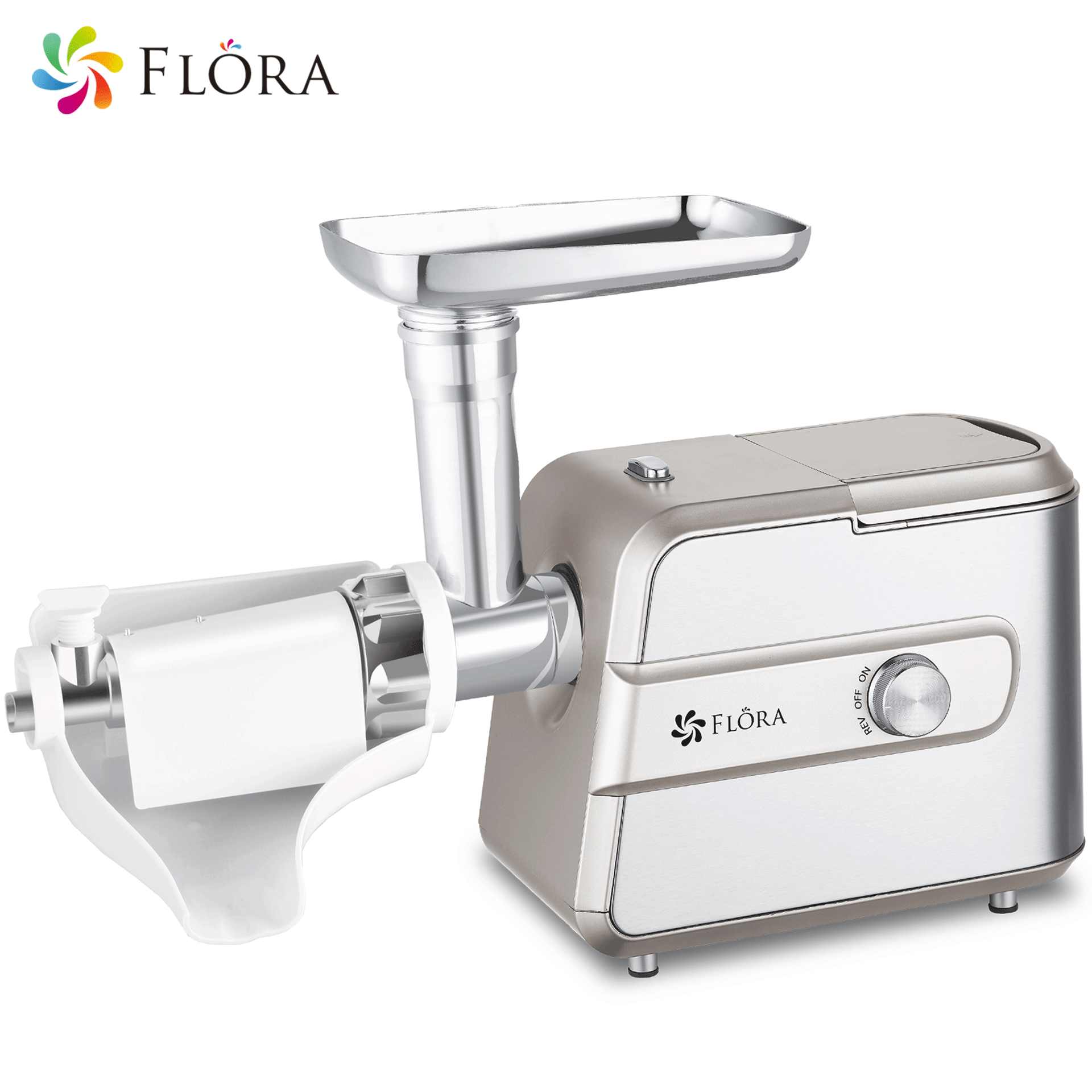 Flora Max 3000W Electric Meat Mincer Sausage Filler Kibbe Maker Tomato Sauce Kit-Premium Edition-Model: FL-MGM-GT550-AU Stock