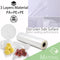 Flora Food Vacuum Sealer Bag Roll Storage Saver Seal rolls 5M 22cm or 28cm for FL-FVS-5199