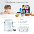 Flora Yoghurt Maker Machine-Electric Automatic Yogurt Making Machine-Large Capacity 1.5L with Natto/Rice Wine Function7 Glass Jars-Home Organic Yogurt Incubator- Fermented Curd Maker-FL-YME-715