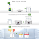 Flora Yoghurt Maker Machine-Electric Automatic Yogurt Making Machine-Large Capacity 1.5L with Natto/Rice Wine Function7 Glass Jars-Home Organic Yogurt Incubator- Fermented Curd Maker-FL-YME-715