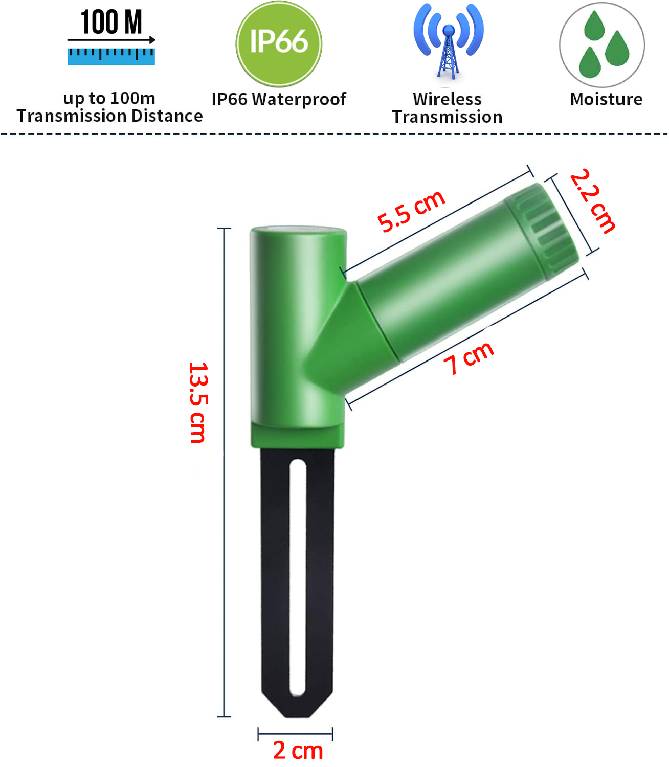 PanTech Weather Station Soil Moisture Sensor design for PanTech Weather Station PT-HP2550/HP2553/HP2564-AU STOCK