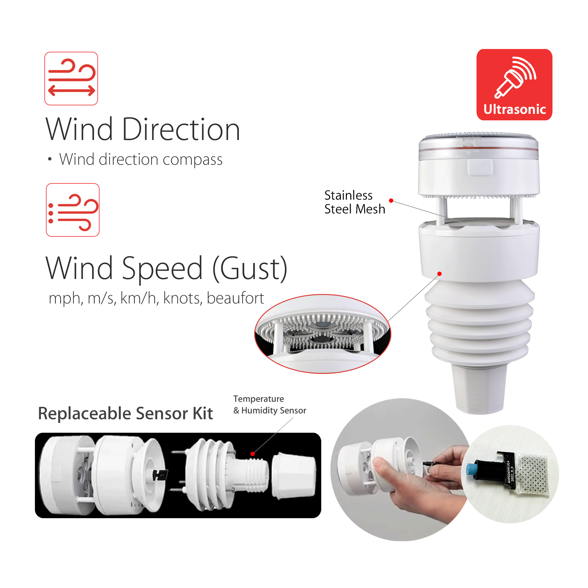 PanTech Weather Station Wireless Australia-Gen 7 IoT-Indoor Outdoor Weather Station-PT-HP2564- AU Stock